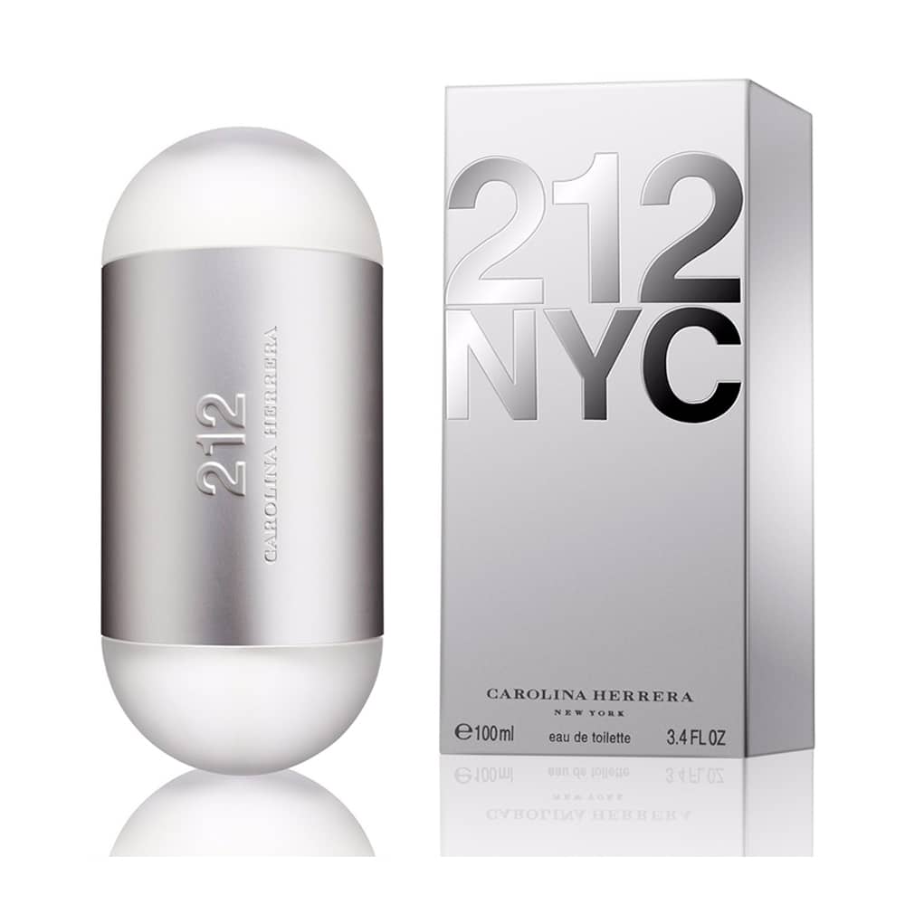 El Mejor Perfume 212 NYC aroma floral 100ml carolina herrera frasco gris seductor encantador